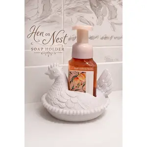 Hen on a Nest Hand Soap Holder