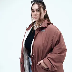 NineteenTwenty Wind Pro Max Women's 4-in-1 Convertible Jacket with Built-In Tote Bag, Removable Hood, and Waterproof Reflective Shell…