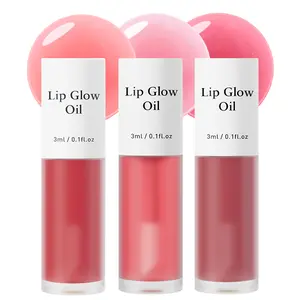Korean Apple Plumping Lip Glow Oil-GlossyHydrating Lip Care for Women & Girls, 3ml /0.1fl.oz,Enhances Lip Texture with a Glossy FinishPerfect for Daily Beauty Routine