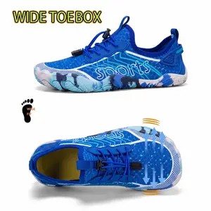 Women’s Wide Toe Box All-Season Water Shoes, Breathable Quick-Dry Water-Resistant Sneakers, Durable Non-Slip Footwear for Rainy Days, Beach, Camping & Daily Wear, Comfortable Low-Top Trainers