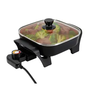 8" Copper Coated Electric Skillet