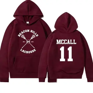 Teen Wolf Shirt, Beacon Hills Lacrosse Hoodie, McCall 11, Teen Wolf Hooded Sweatshirt - Lahey, McCall