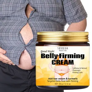 Nighttime Firming Cream for Belly & Body, Coconut Oil Enriched Natural Plant Extracts, Night Repair, Anti-Sagging, Suitable for Sensitive Skin, Body Care