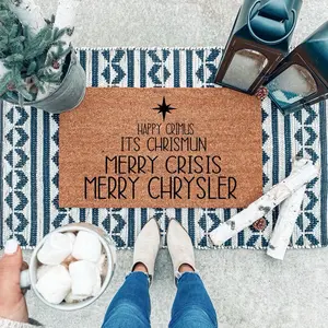 Happy Crimus Doormat