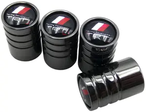 4 TRD Racing Development Tire Valve Stem Caps For Car, Truck Universal Fitting Digital Tire