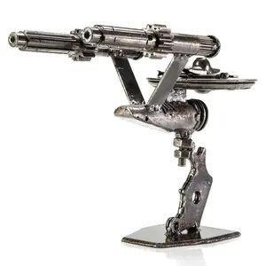 Enterprise Star Trek Inspired Recycled Metal Sculpture