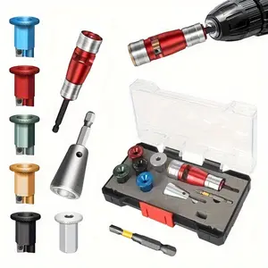 8-in-1 Quick Change Wire Stripper Set for 8,10/11,12/13,14/15,16/17 AWG–Professional Drill-Operated Wire Stripping and Twisting Tools