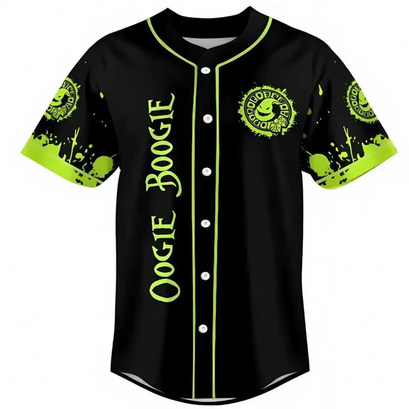 Men's Baseball Jersey Fan Shirt, Sporty Jersey, Casual Short-Sleeved Sports Top, Summer Daily Wear