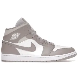Jordan Men's 1 Mid Linen Basketball Shoes, from StockX