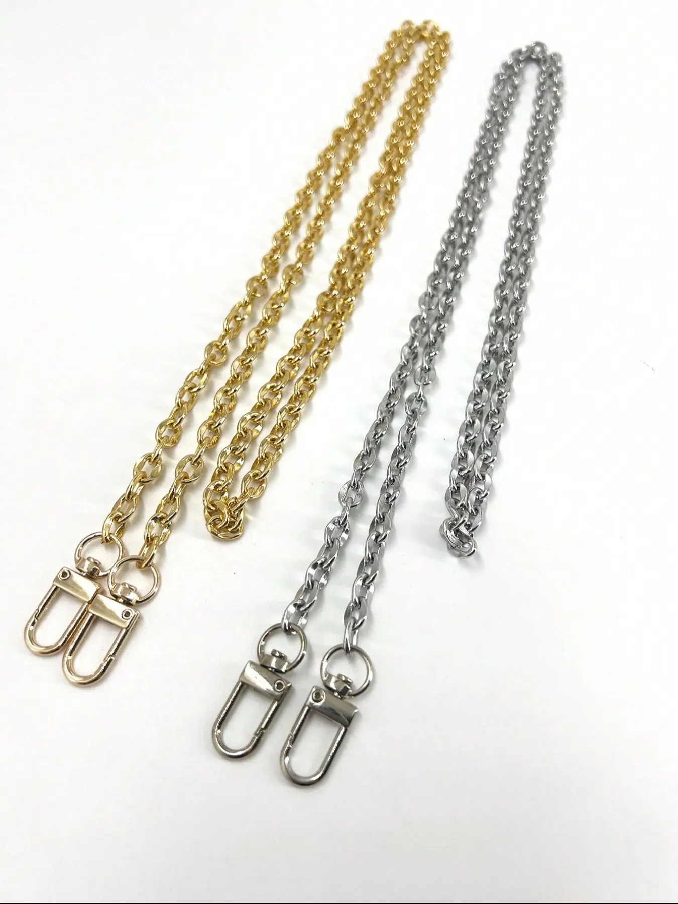 Bag Chain Strap Accessory, Cross Strap Detail, Crossbody Shoulder Bag Metal Chain Belt, Straight Chain Design for Handbags & Purses, With Chain, Accessories For Bags