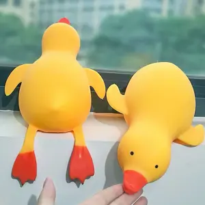 Jumbo Duck Squishy, Durable Silicone Stress Toy, Portable Tactile Anxiety Relief Product for Stress Relief Fidgeting