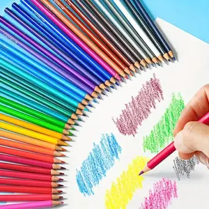 24 Color Writing Pencil Set, 1 Set Colorful Pencil, Drawing Pencil, Art Supplies for Students, School Supplies