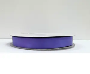1 inch Soft Purple Satin Ribbon Double-face 100 Yds