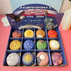 250th USA Anniversary Squeeze Toy, Soft Slow-Rebound Squishy, Featuring Patriotic American Designs Including the National Flag, Eagle Statue and Statue of Liberty, Sensory Squeeze Toy Suitable for Offices and Classrooms, Ideal Holiday Gift
