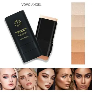 Foundation Stick Concealer Moisturizing Buildable Coverage Flawless Complexion Dual-Ended Natural Color Ivory, 1 Pack, Hydrating Makeup Base