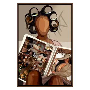 Selfcare Day - Smard Black Wall Art Print/ Canvas for Home /Office Decor