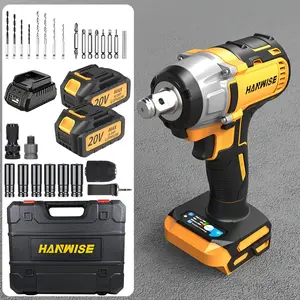 Cordless Impact Wrench, Cordless Wrench Set Tool Kit. Compatible with Cordless Screwdriver/Drill Bits for Automotive and Motorcycle Repair