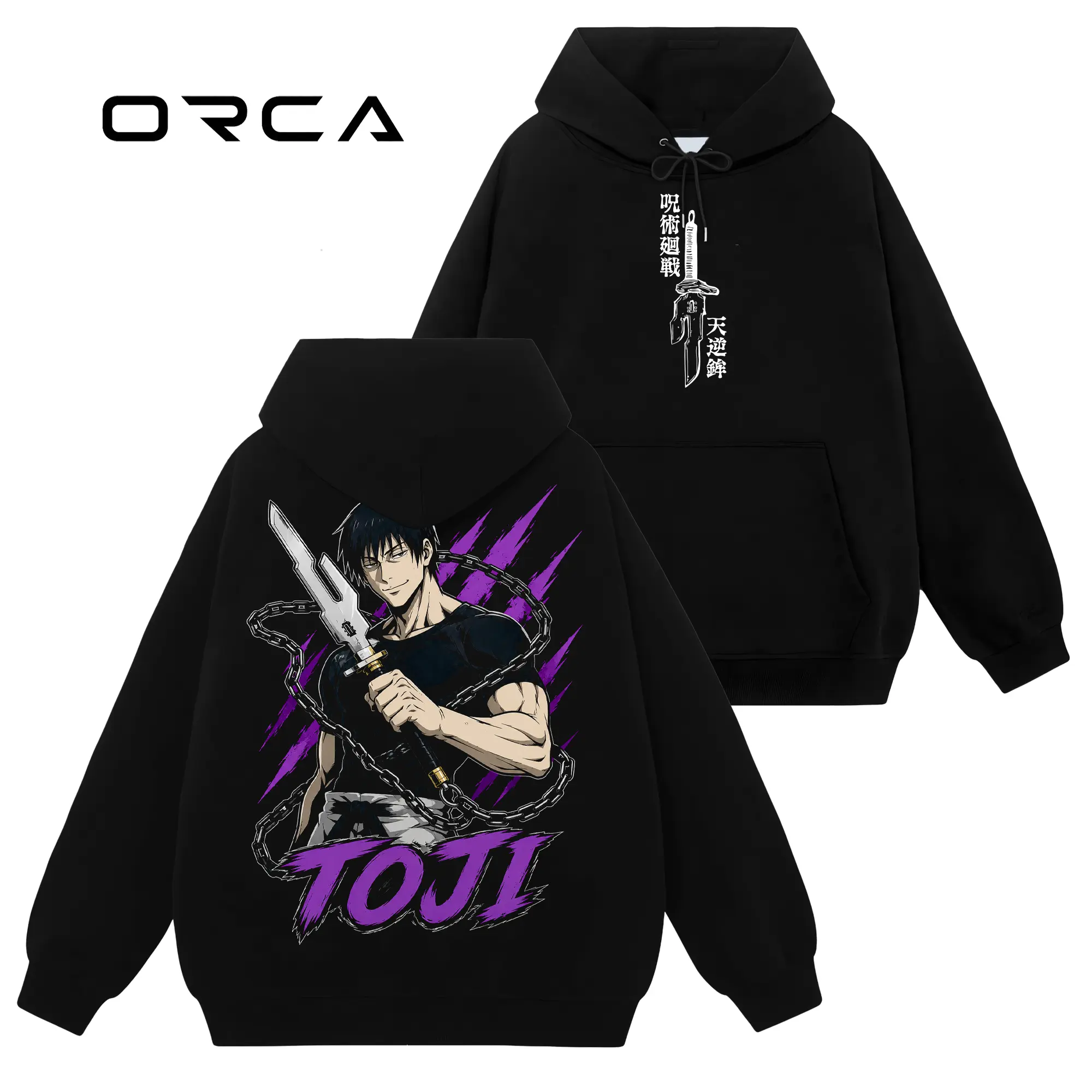 [Orca Fashion] Toji Fushiguro - Jujutsu Kaisen #216 Hoodie T-Shirt Sweatshirt, Retro Vintage Unisex Graphic 90s Cotton, Gift For Wibu, Anime Manga Y2K Streetwear