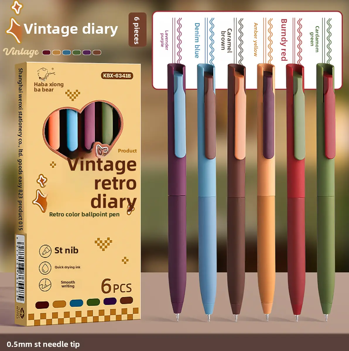 Colorful Quick-Dry Gel Pens – Smooth ST Tip for Journaling & Drawing