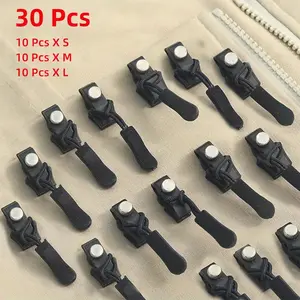30-Piece Zipper Repair Kit, Detachable Universal Zippers for Clothes & Bags, Easy Replacement, Compact Design, Reliable Maintenance