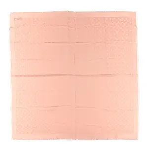 Pre-owned Louis Vuitton Silk and Wool Blend Bag Accessories Silk Wool Monogram Shine Shawl Rose Velours