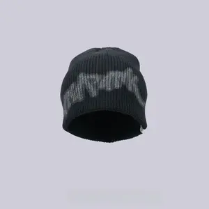 Autumn Winter Knitted Hat Street Hip Hop Letter Graffiti Unisex Couple Style Valentine's Day Gift Warm Casual Versatile for Cycling Skiing