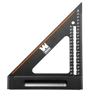 WEN ME006L 6-Inch Right Angle Heavy-Duty Precision Imperial Carpenter's Square and Layout Tool
