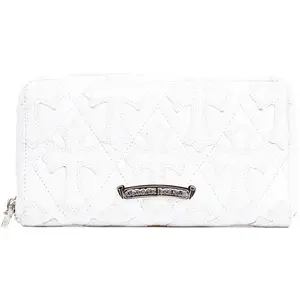 Chrome Hearts Cross Long Wallet White - Lightly Worn