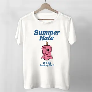 Summer Hate Zico White Version Slim Fit T Shirt Fashion Graphic T Shirts For Men Cool Graphic Tee Shirts