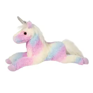 Douglas Cuddle - Anita Rainbow Unicorn - 4214 - Weight 12 oz - Dimensions 15 × 5 × 10 in