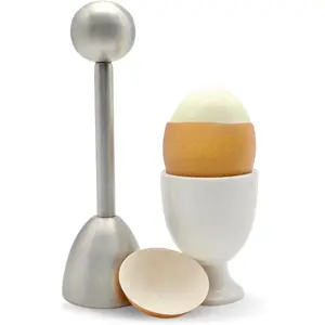 Stainless Steel Egg Topper and  Egg Opener for Soft Boiled Eggs, Egg Cracker for Hard Boiled Eggs