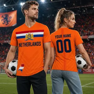 Netherlands Football Jersey , Dutch National Flag Shirt, Netherlands Football Jersey Gift 9