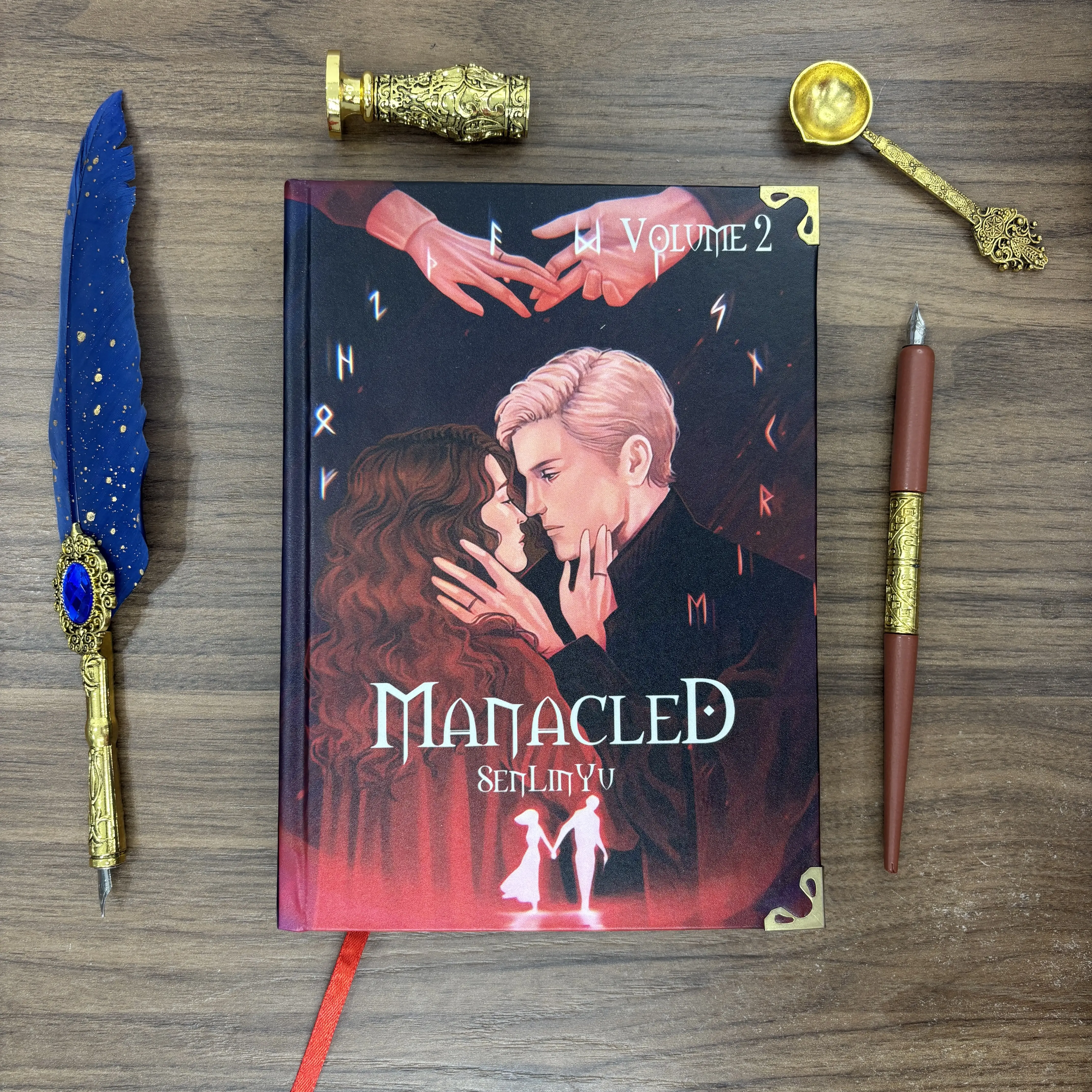Manacled by SenLinYu Volume 2 Hardcover Book, Dark Fantasy Romance Collector Edition with Illustrated Pages