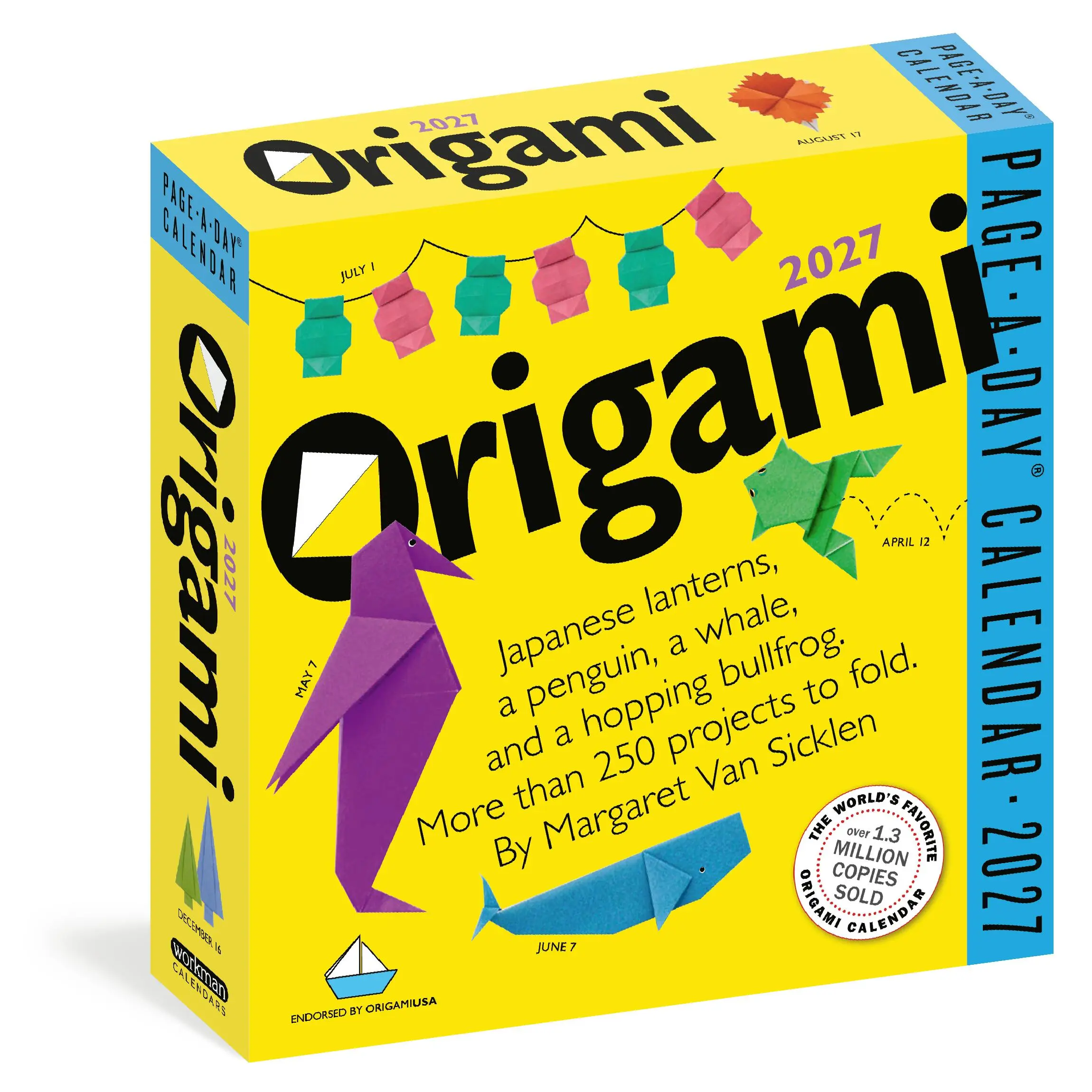 Origami Page-A-Day® Calendar 2027 by Margaret Van Sicklen, Workman Calendars