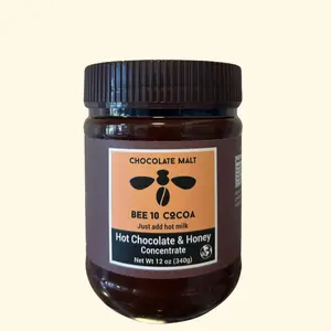 Bee 10 Cacao Chocolate Malt Hot Chocolate Concentrate Beverage