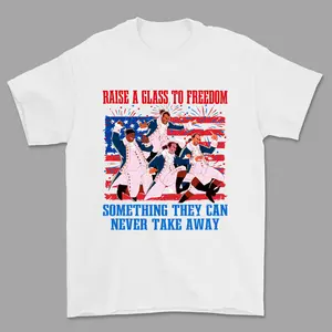 Hamilton 4th July T-shirt, Free-Raising T-shirt, 6W Independence Day T-shirt, Cotton T-shirt for men and women for Independence Day