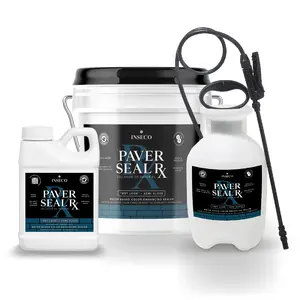 PAVER SEAL Rx – Semi-Gloss – Water Based Color Enhancing Sealer – for Concrete & Brick Pavers
