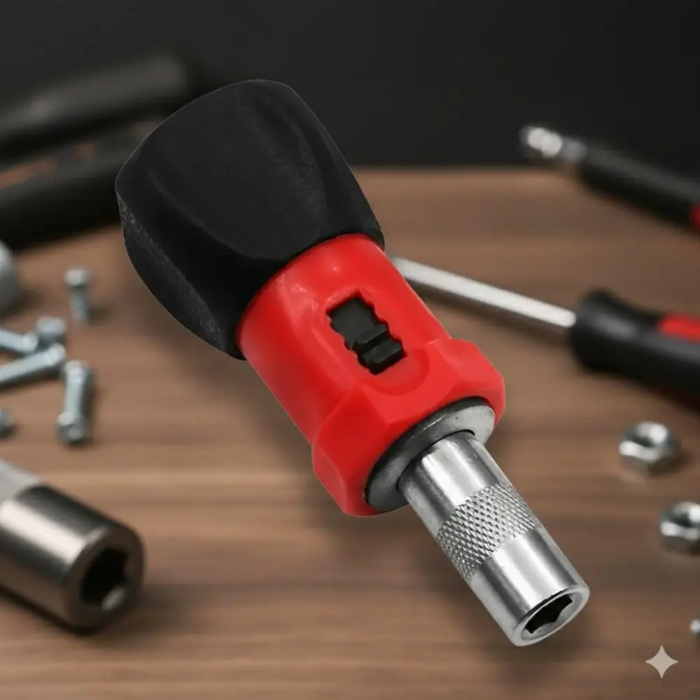 1/4" Hex Ratchet Screwdriver Handle, Home Repair Tool Kit, Durable Multi-Purpose Hand Tools for Daily Maintenance & Holiday Fixes, Essential Practical Household Set