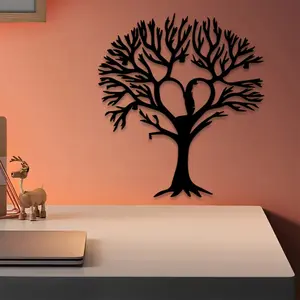 1pc Modern Tree Coat Rack Metal Wall Art, Modern Tree Coat Rack Statue Mural, Perfect for Entryway, Indoor/Outdoor, Home Decor, Christmas Decor, Ideal Gift for Home Organizing Enthusiasts autumn home decor