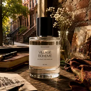 Moncioni Village Boheme Extrait de Parfum - Orange Blossom, Freesia, Sandalwood - Long-Lasting Designer-Inspired Luxury Unisex Fragrance - Niche Gift Option