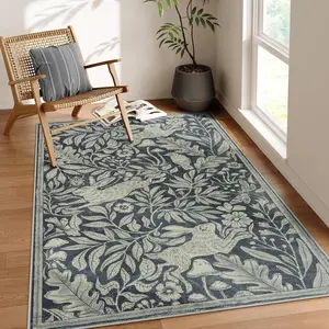 Rabbit Pattern Floor Mat, Non-slip Soft Floor Carpet, Decorative Area Rug for Home Living Room Bedroom Office, Home Decor