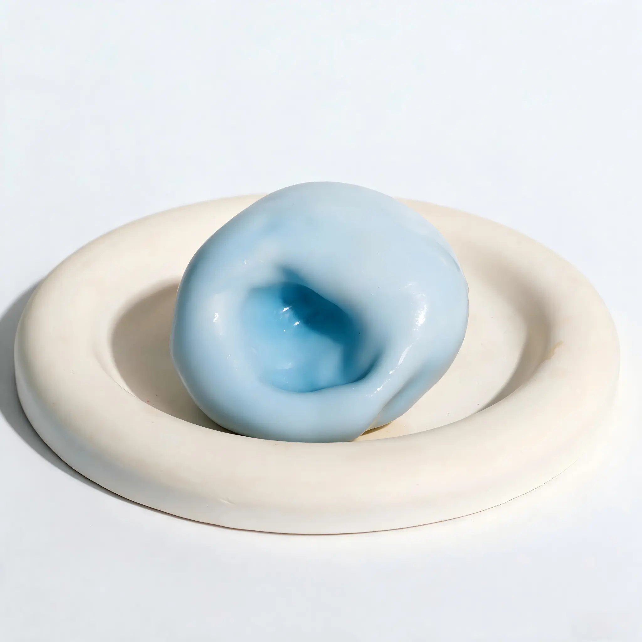 KUTU 6cm (2.36in) Mochi Squishy Stress Ball, Jumbo Soft Sensory Fidget Toy for Fidgeting, Air-Adjustable Relief Toy for Office Workers & Students