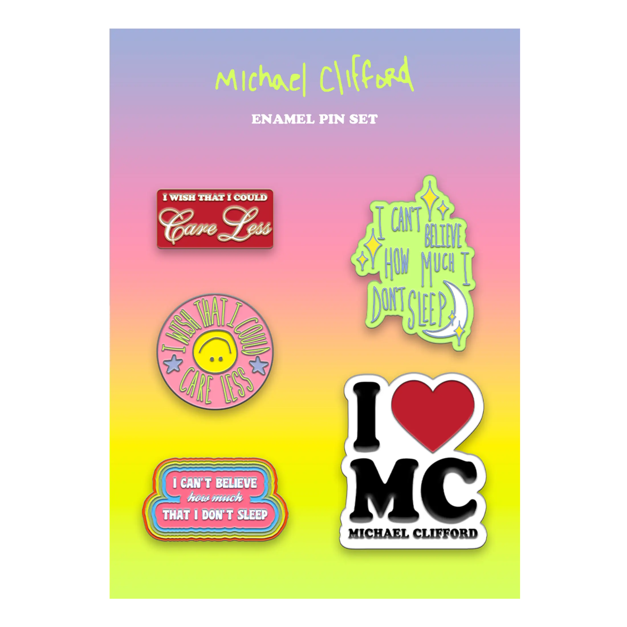 5 Piece Pin Set