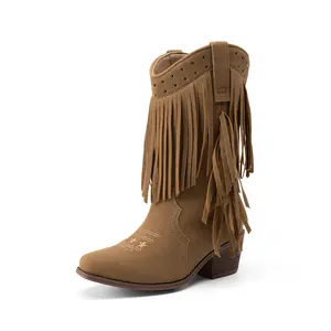 DREAM PAIRS Girls Cowboy Boots with Tassel Fringe Cowgirl Boots Kids Western Boots Stylish & Comfortable DREAM PAIRS Girls Cowboy Boots with Tassel Fringe Cowgirl Boots Kids Western Boots Stylish & Comfortable