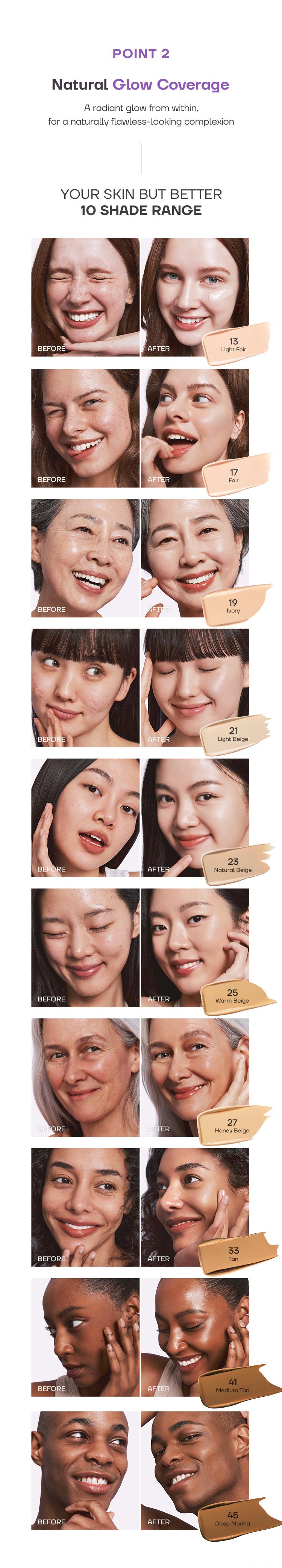[MISSHA Official] M Perfect Cover Serum BB Cream (35ml) - Bifida Ferment Lysate Serum-Infused BB Cream for Anti-Aging Skin Rejuvenation, Skin Tint, Tinted Moisturizer, Skin Care Foundation Makeup,Superfood Complex,Glass Skin CardiBB OGBB PurpleBB