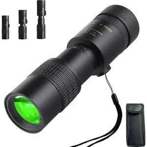 10-300x40 Monoculars for Adults High Powered – Zoom Monocular Telescope with BAK4 & FMC Lens for Concerts, Birdwatching, Stargazing (Smartphone Adapter &Tripod NOT Include) High Power Zoom Binoculars for Adults