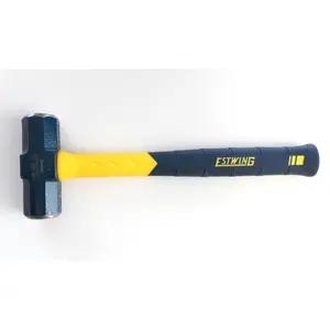 Estwing Sure Strike Engineer's Steel Hammer 40 oz. with Ribbed Grip MRF40E