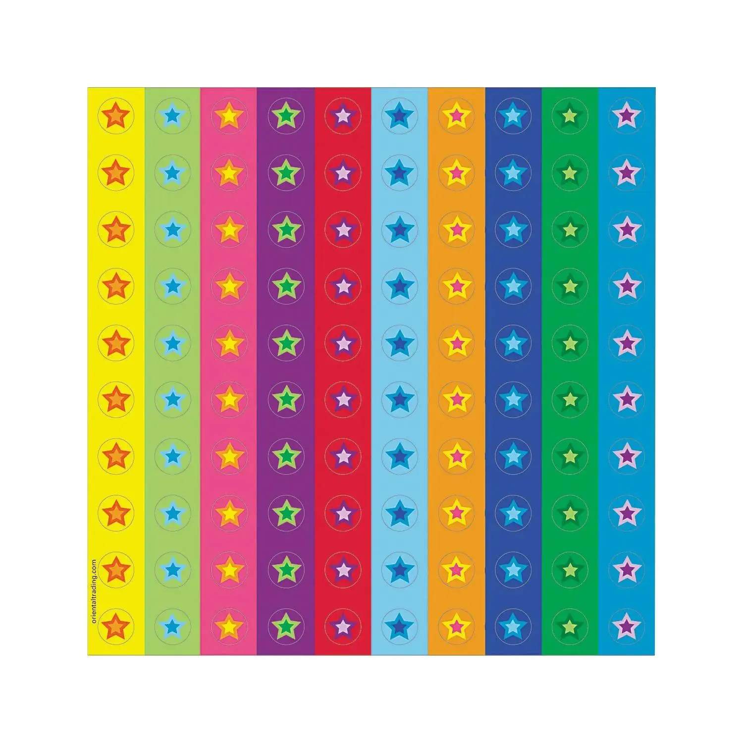 800 Mini Stickers - Stars - Stationery - 8 Pieces
