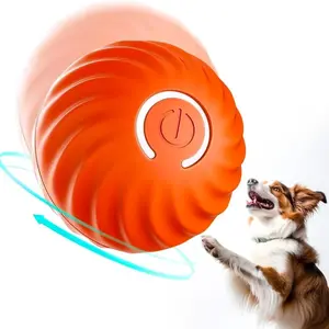 Interactive dog toy - Dog ball - Automatic rolling ball，Suitable for puppies and small to medium-sized to large-sized dogs，Intelligent jumping - Balls that can move, bounce and rotate automatically. Vibration function - Keeps them busy all the time.-GTTQ
