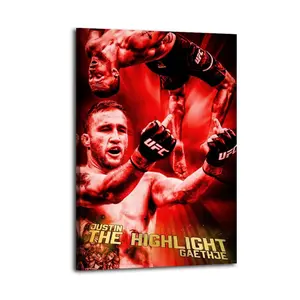 Justin GaethjePoster Oil Painting Printing Office Bedroom Aesthetic Decoration Canvas Wall Art Bar Cart Decor Aesthetic Prints Painting Decor